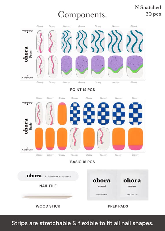 ohora N Snatched waterproof top layer resists chipping for long wear