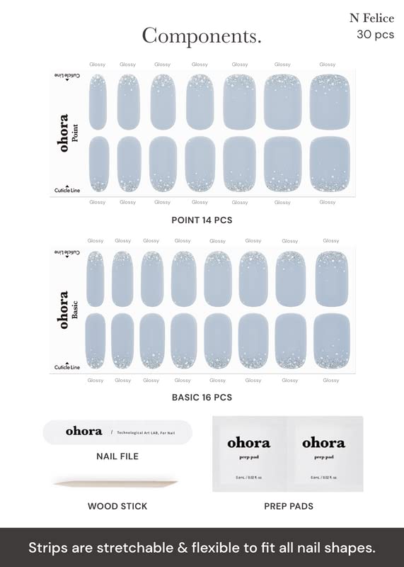 Ohora N Felice UV/LED cure for a durable glossy finish