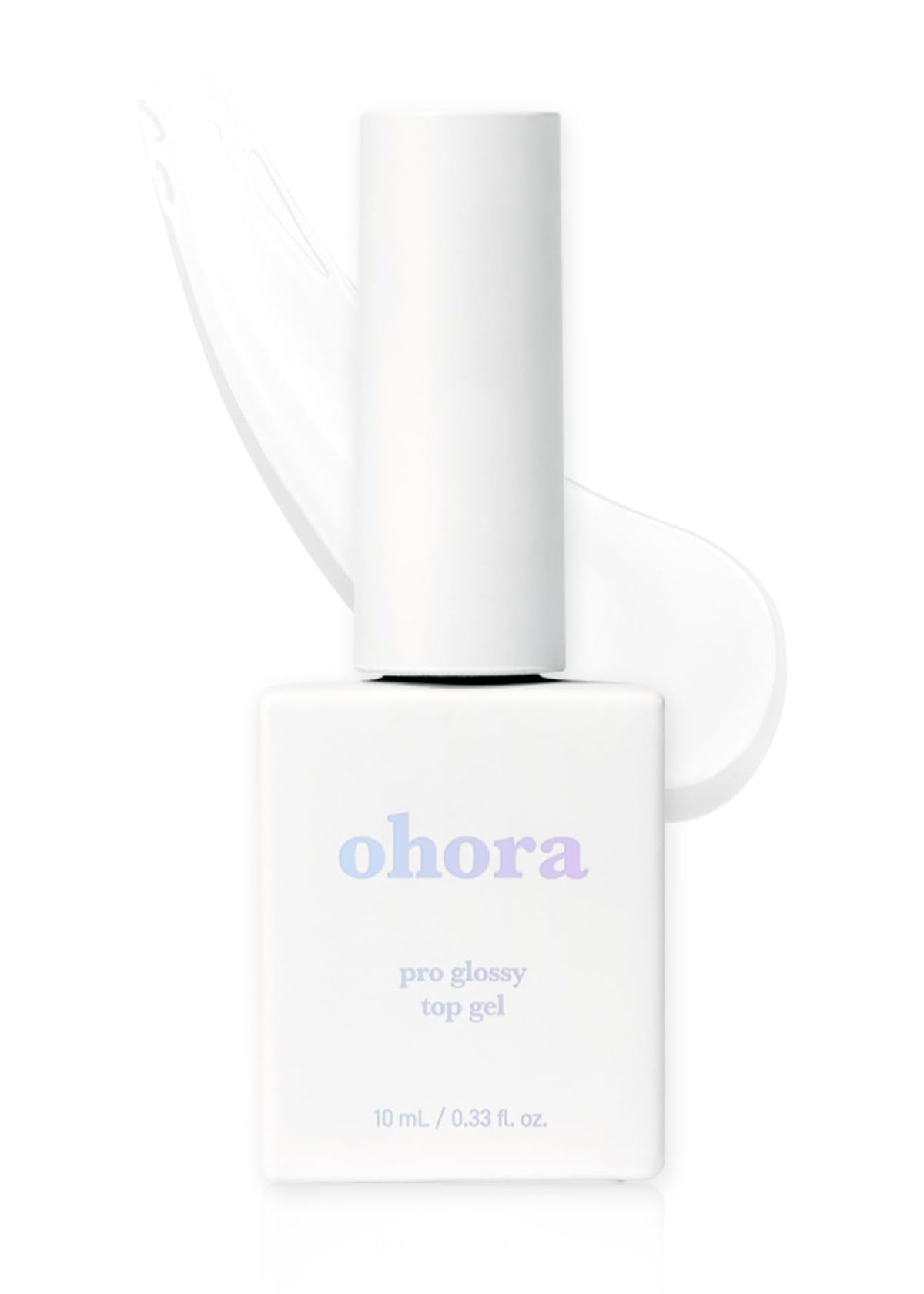 ohora Pro Glossy Top Gel bottle and packaging for salon-grade shine.