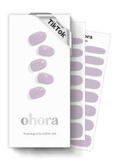 Ohora N Cream Lavender box shows color options and included tools for at-home nail art.