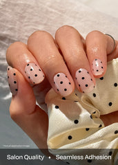 Ohora N Polka Noir prep pads help clean nails for lasting wear.