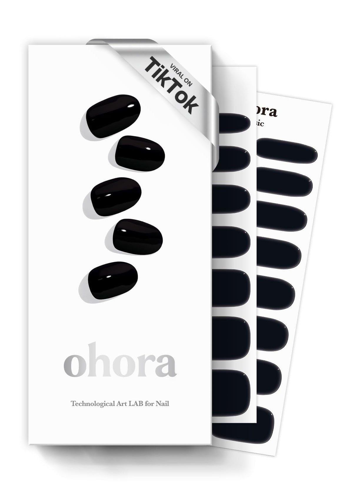 Ohora Onyx semi-cured gel nail strips pack for at-home salon-like nails