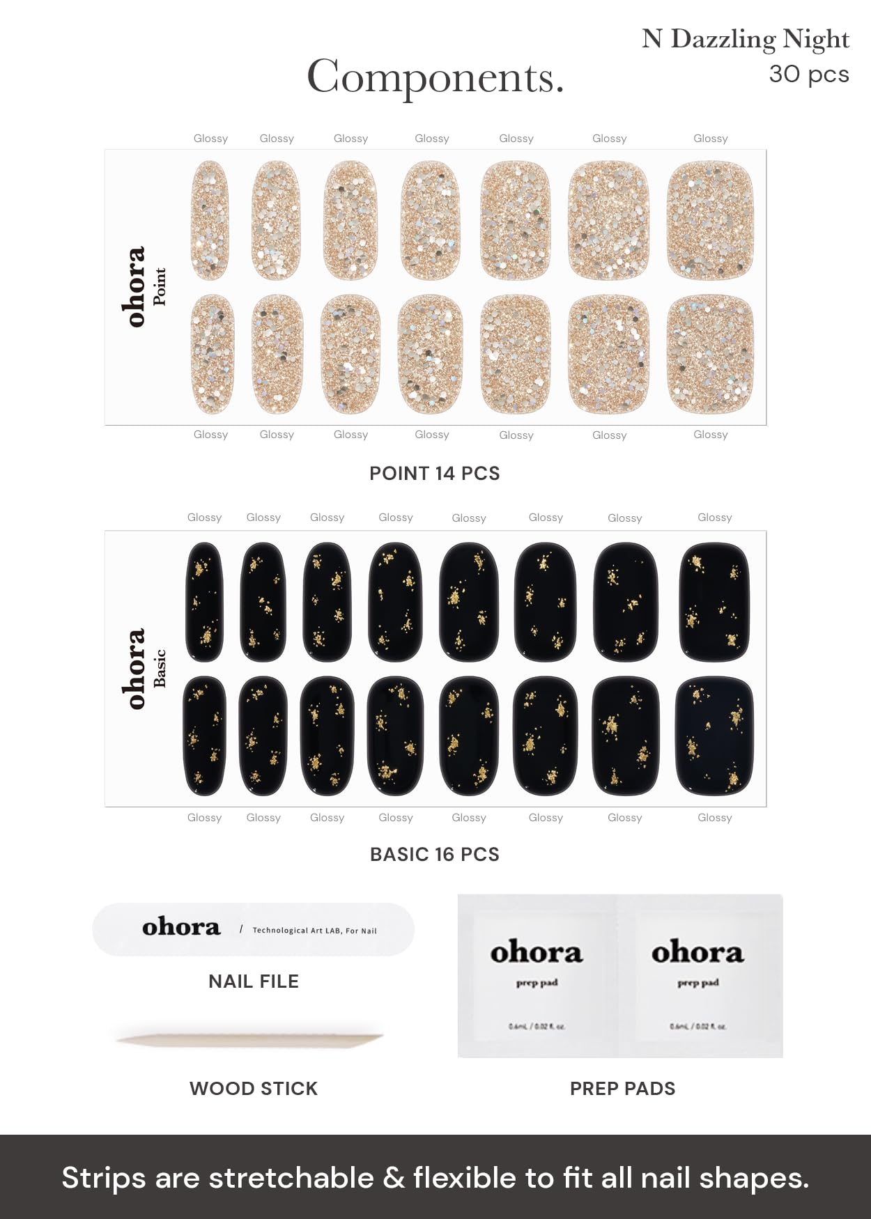 ohora wooden stick included for precise wrap handling