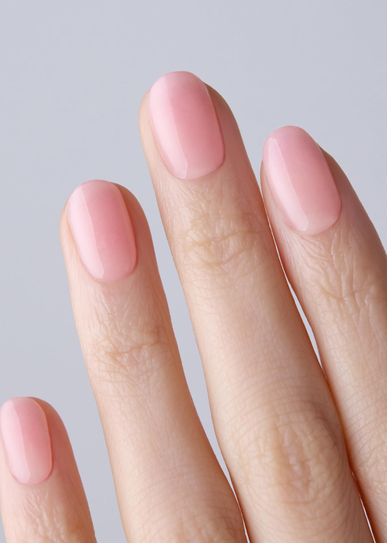 ohora N Clean Girl application process showing quick and easy nail wrap fit