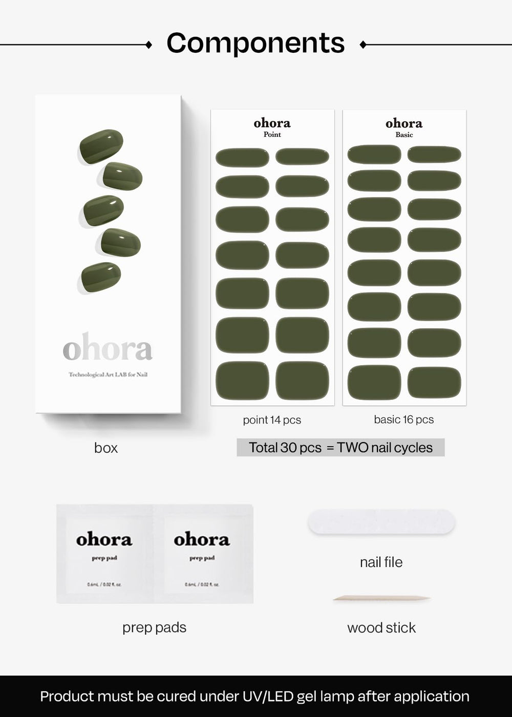 Ohora N Cream Moss strips remove easily without damage.