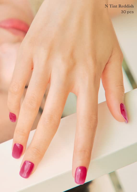 ohora gel nail strips under UV LED curing for durable shine