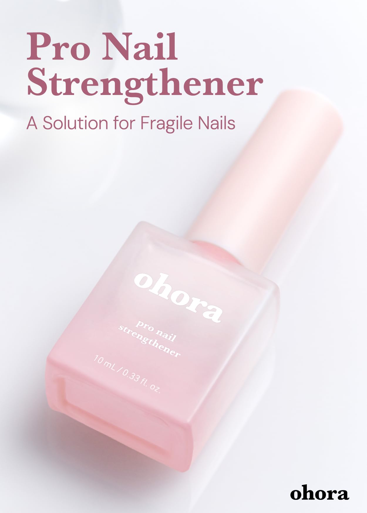ohora semi-cured top layer close-up shows durable gloss and long wear