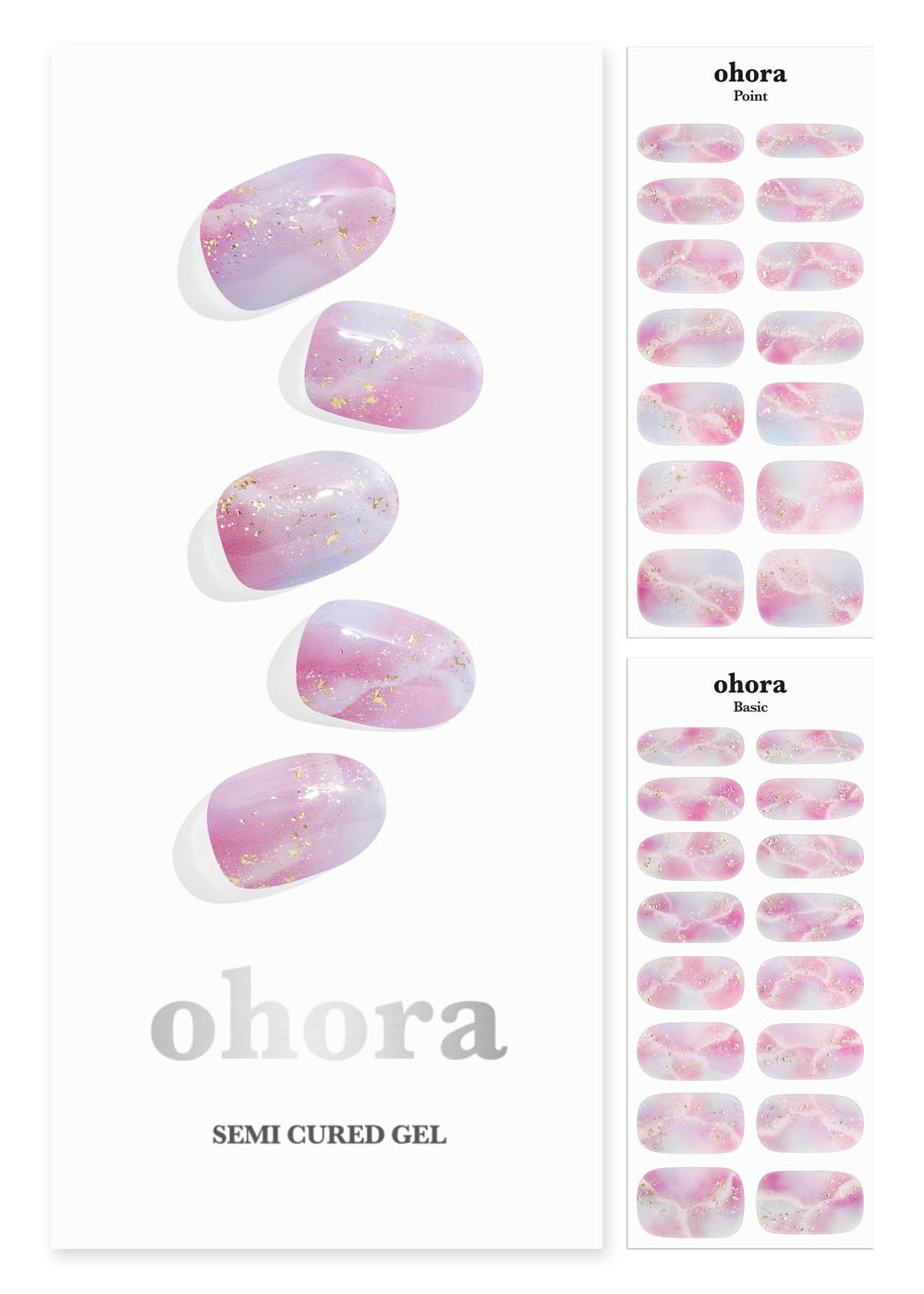ohora Unicorn Dream nail wraps with glossy finish for at-home salon-quality nails