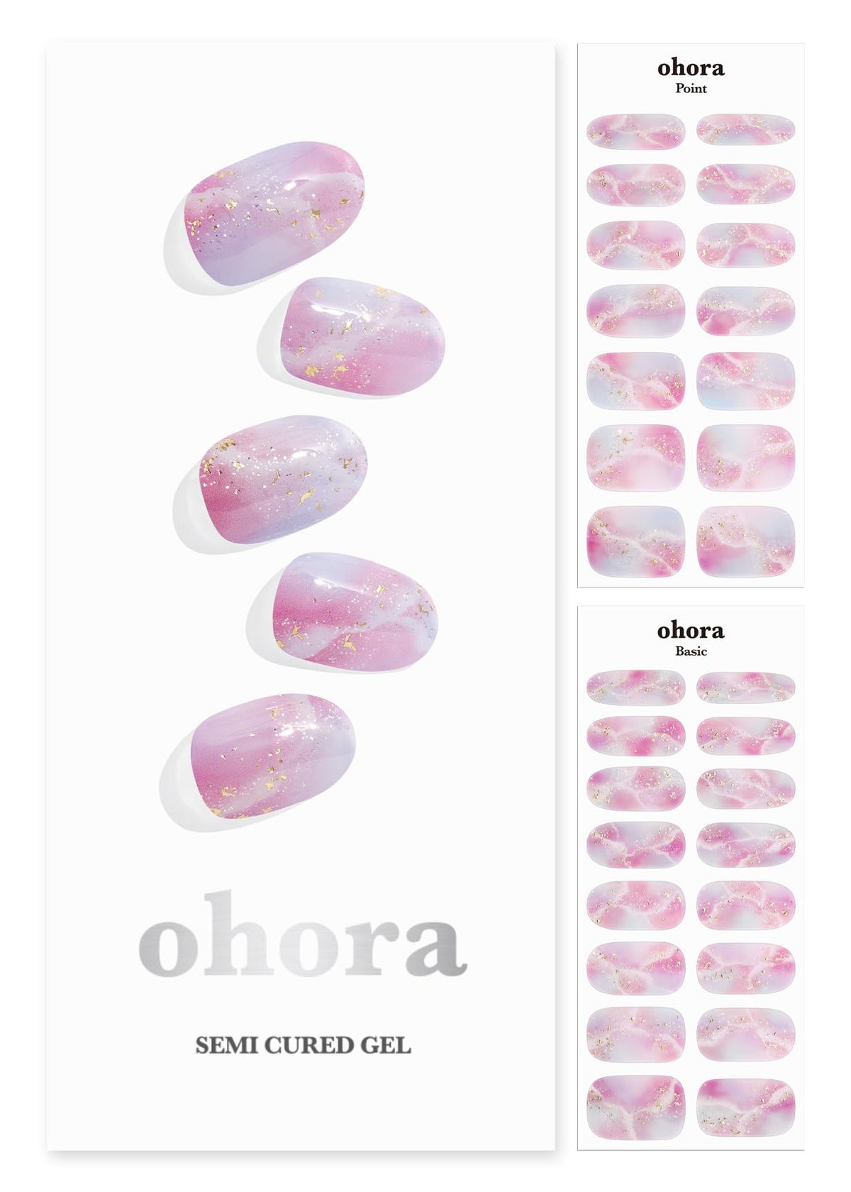 ohora Unicorn Dream nail wraps with glossy finish for at-home salon-quality nails