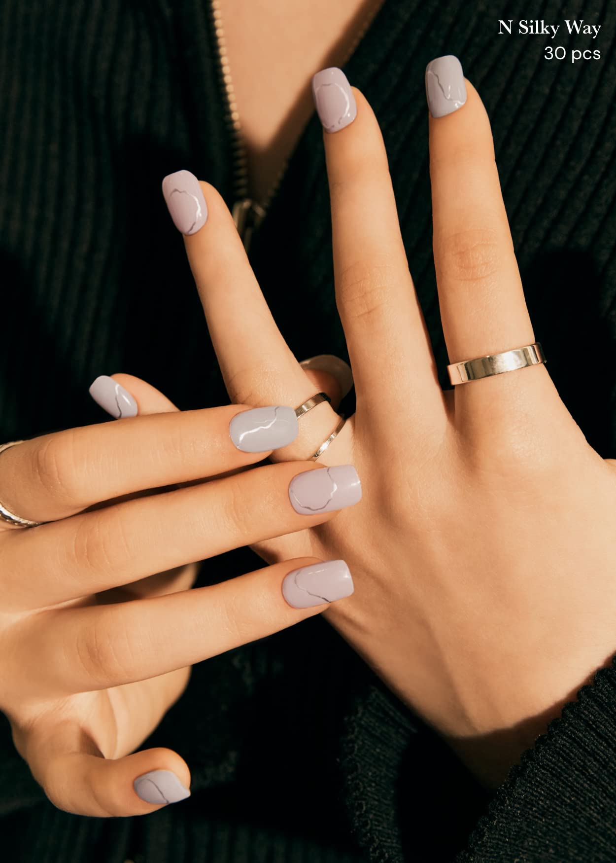ohora nail strips under UV lamp for quick curing