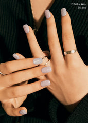 ohora nail strips under UV lamp for quick curing