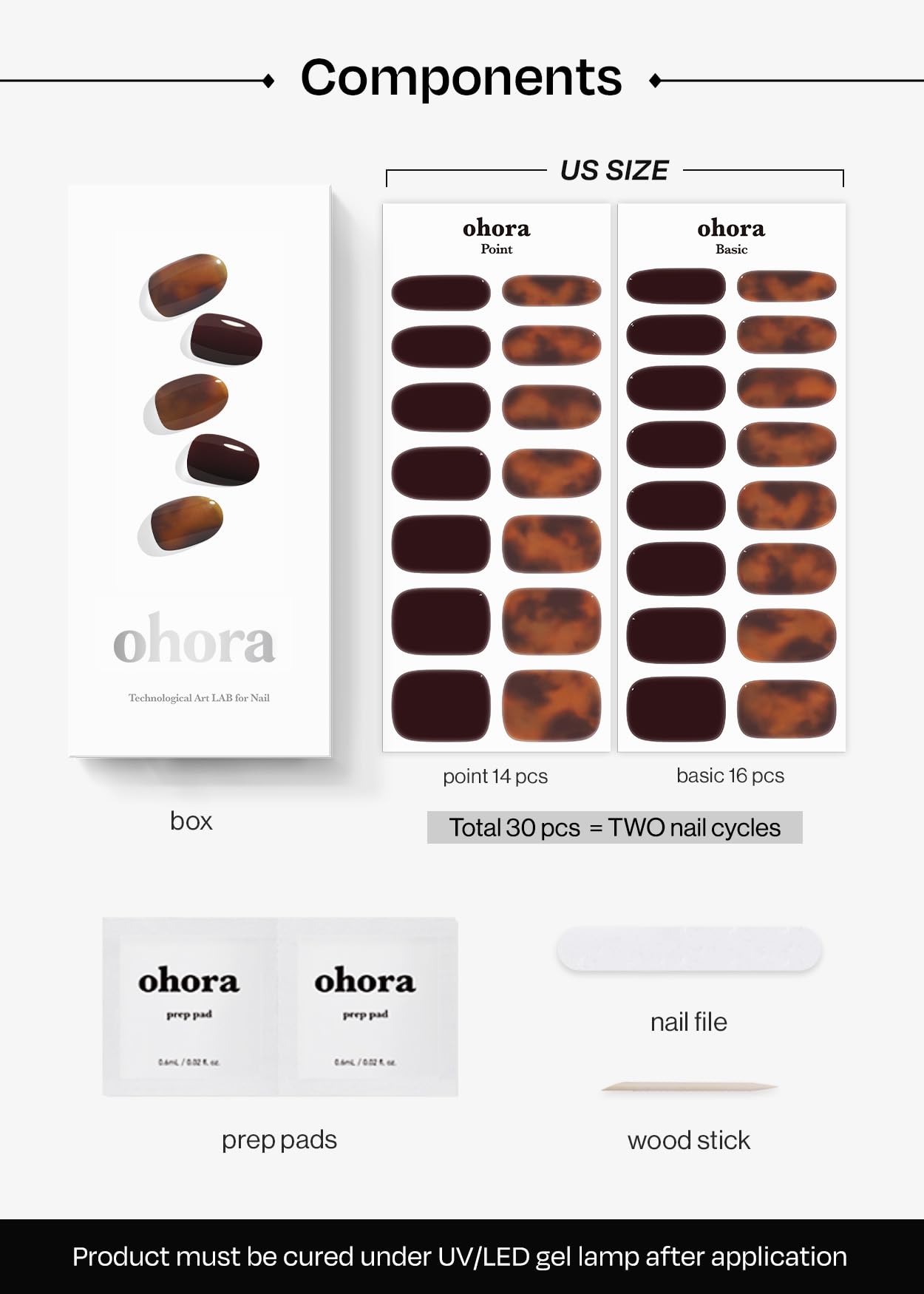 Ohora vegan animal-friendly nail wraps with no animal-derived ingredients.