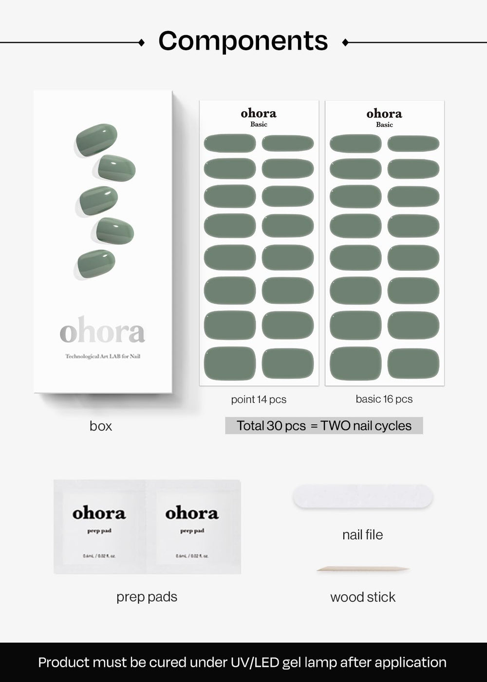 ohora vegan animal friendly nail wraps suitable for cruelty free manicure