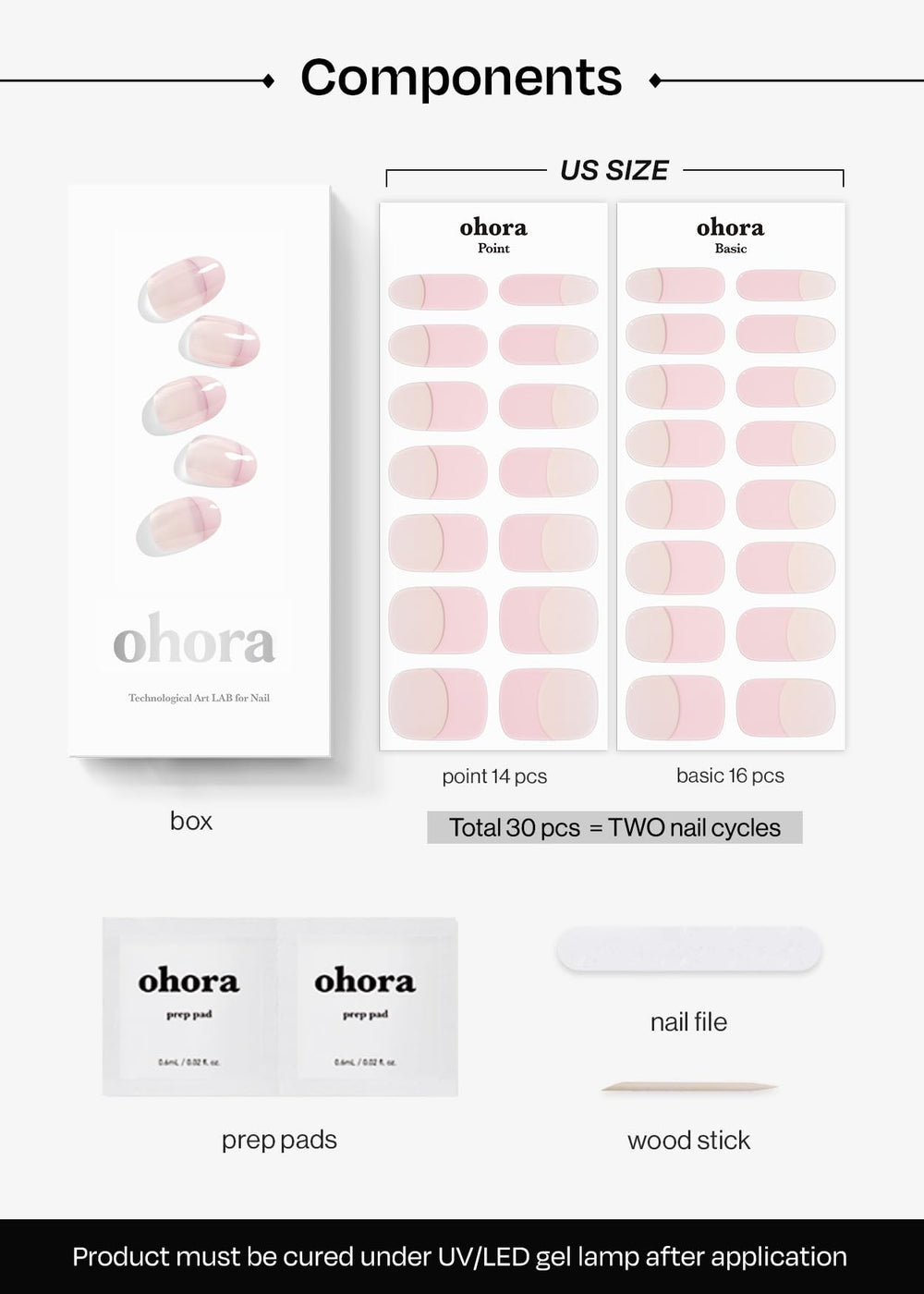 Ohora vegan and animal-friendly nail wraps free from animal ingredients.
