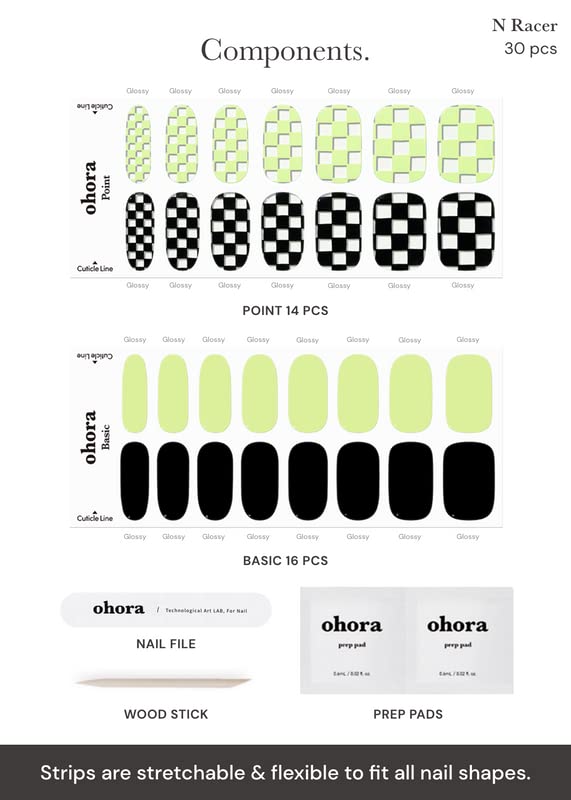 Ohora waterproof top gel layer protects the design under UV/LED curing.