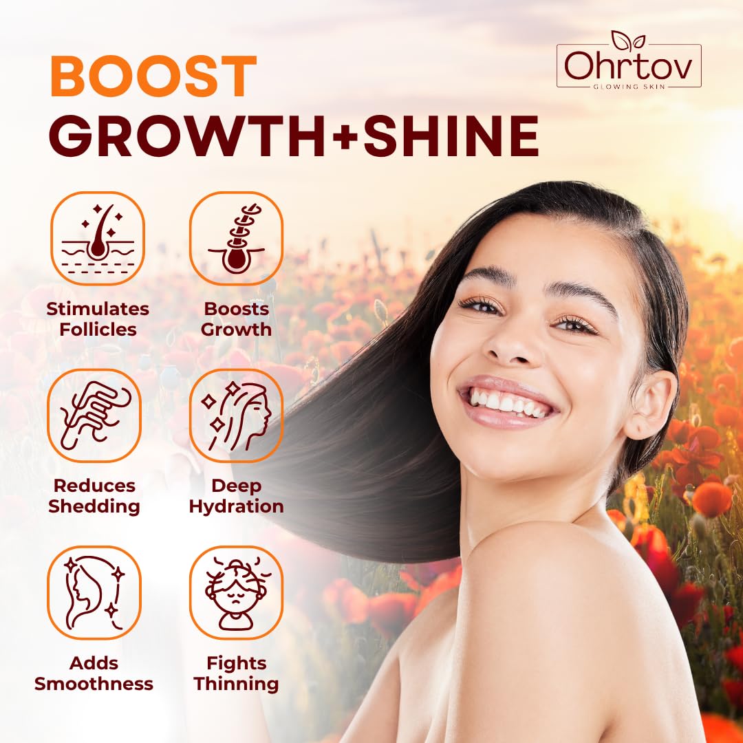 Ohrtov Batana Shampoo Bar in use on hair demonstrating nourishing cleansing.