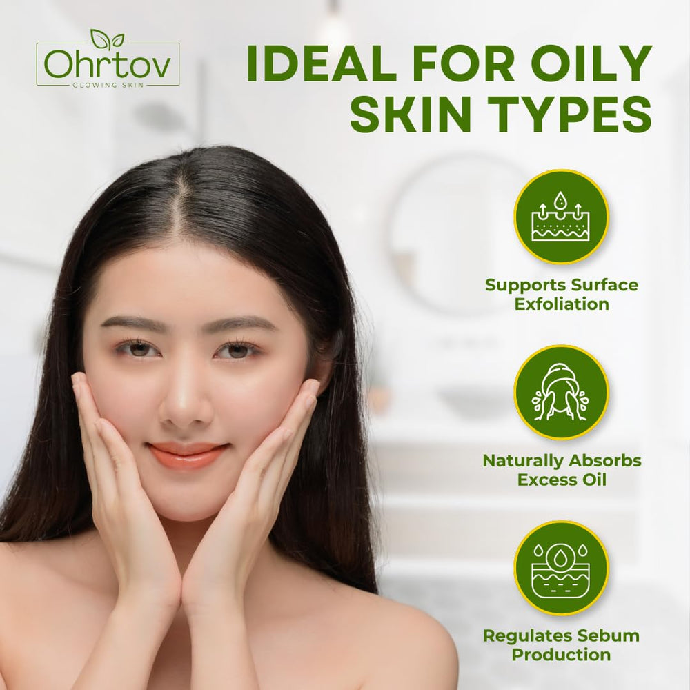 Ohrtov sulfur bar texture detail emphasizing natural minerals for balanced skin