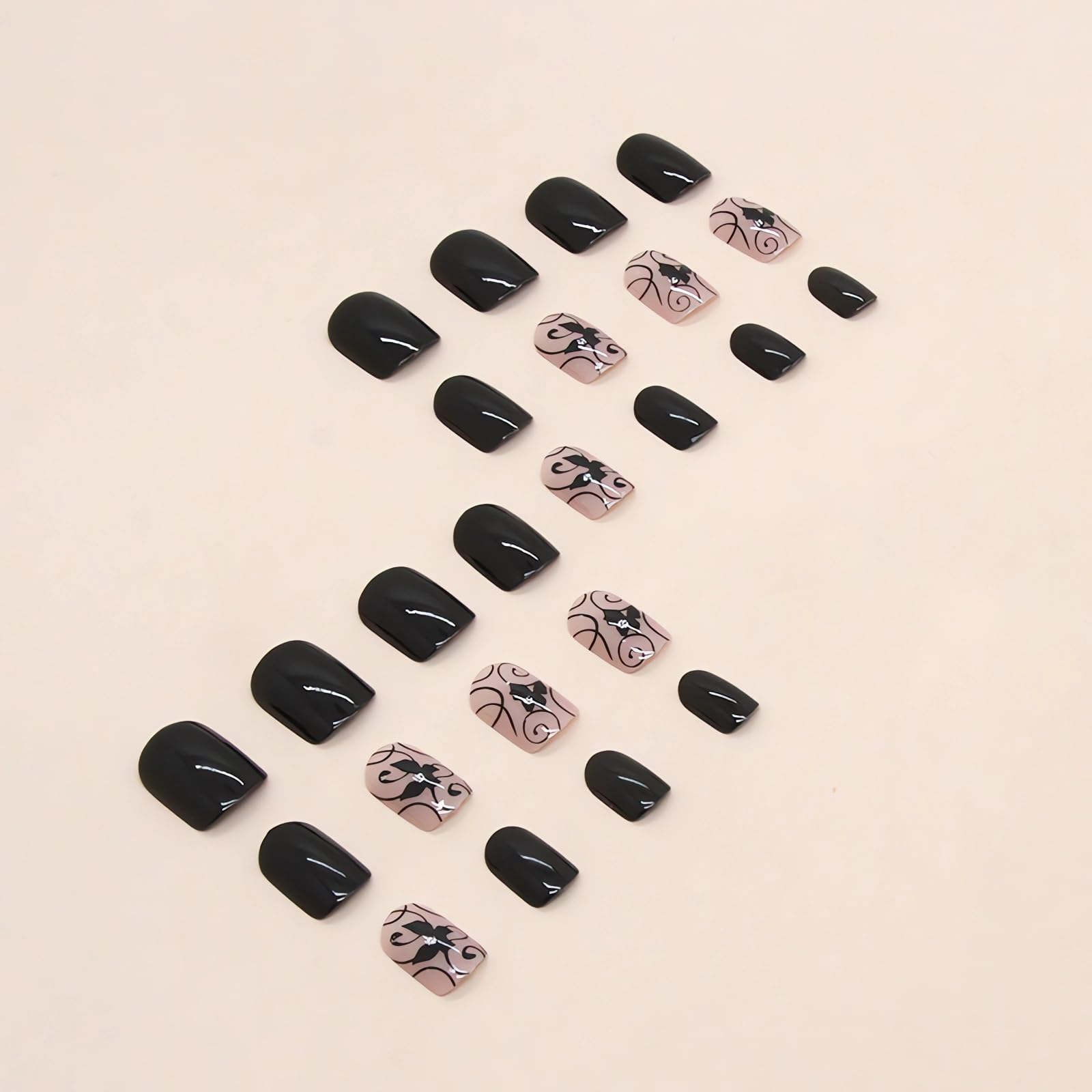 OHWODA nail glue sticker kit ensures easy, secure adhesion