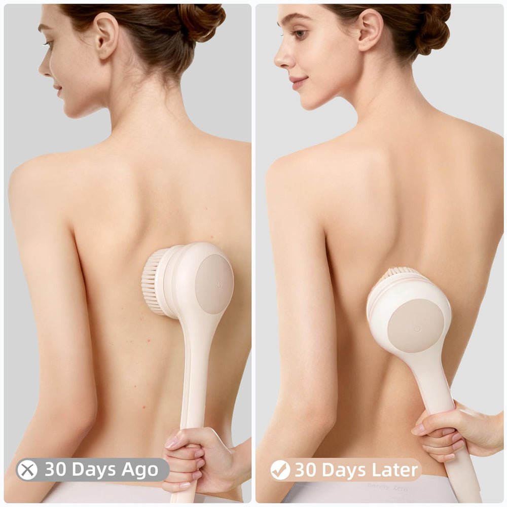 OhXiyu electric body brush gift box ready for gifting