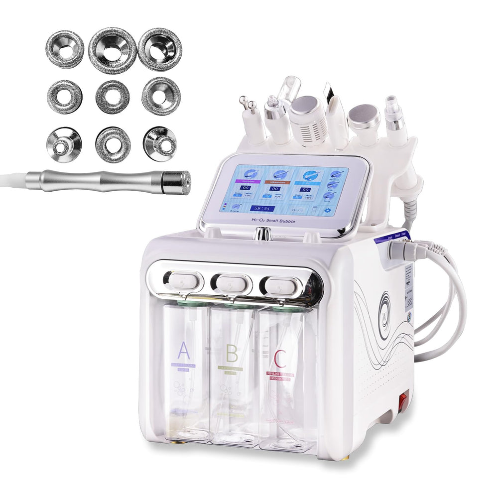 OIJIIE hydrogen-oxygen-7in1-diamond-microdermabrasion-machine for professional skin resurfacing and cleansing.