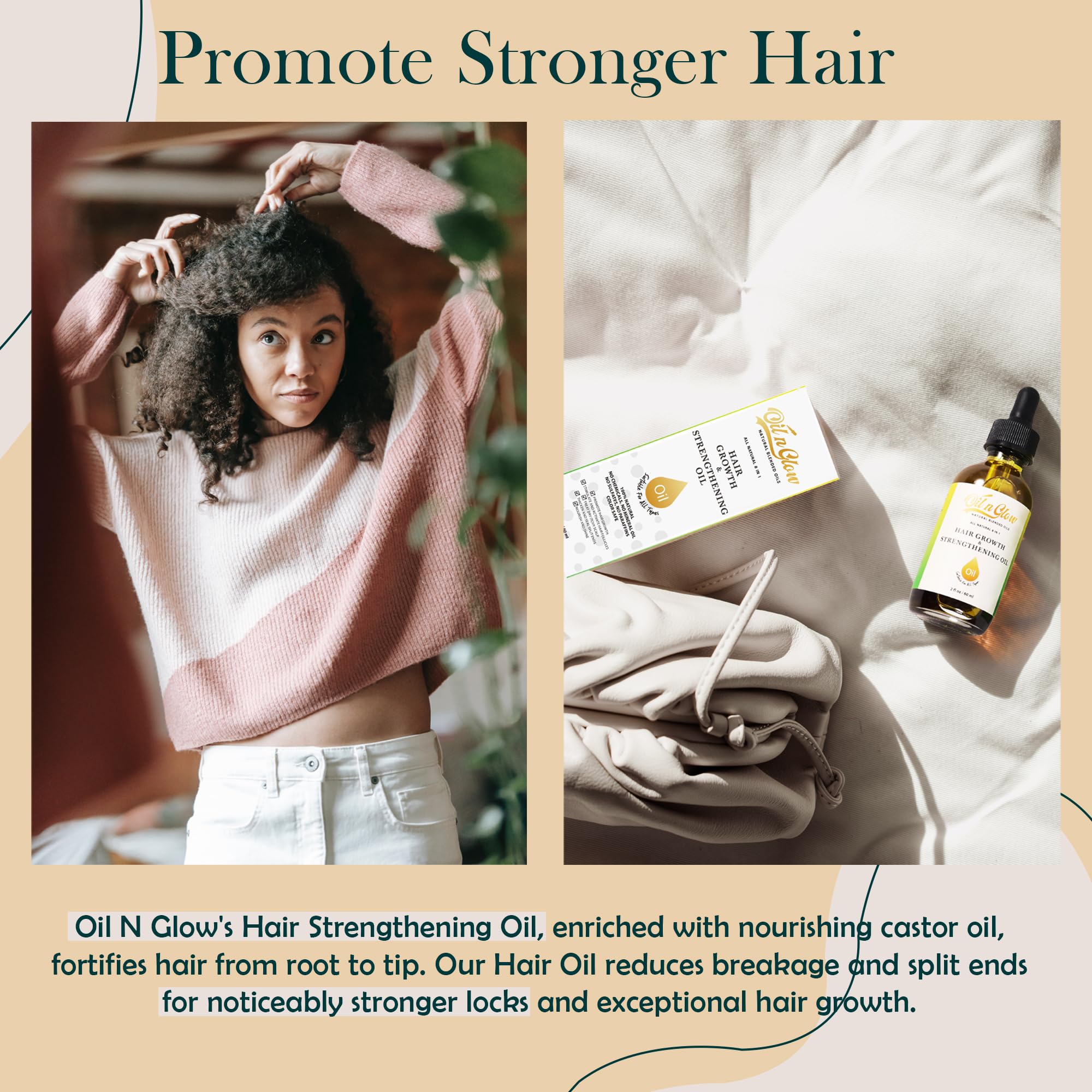 OilnGlow ginger peppermint scene suggests scalp refresh and vitality.