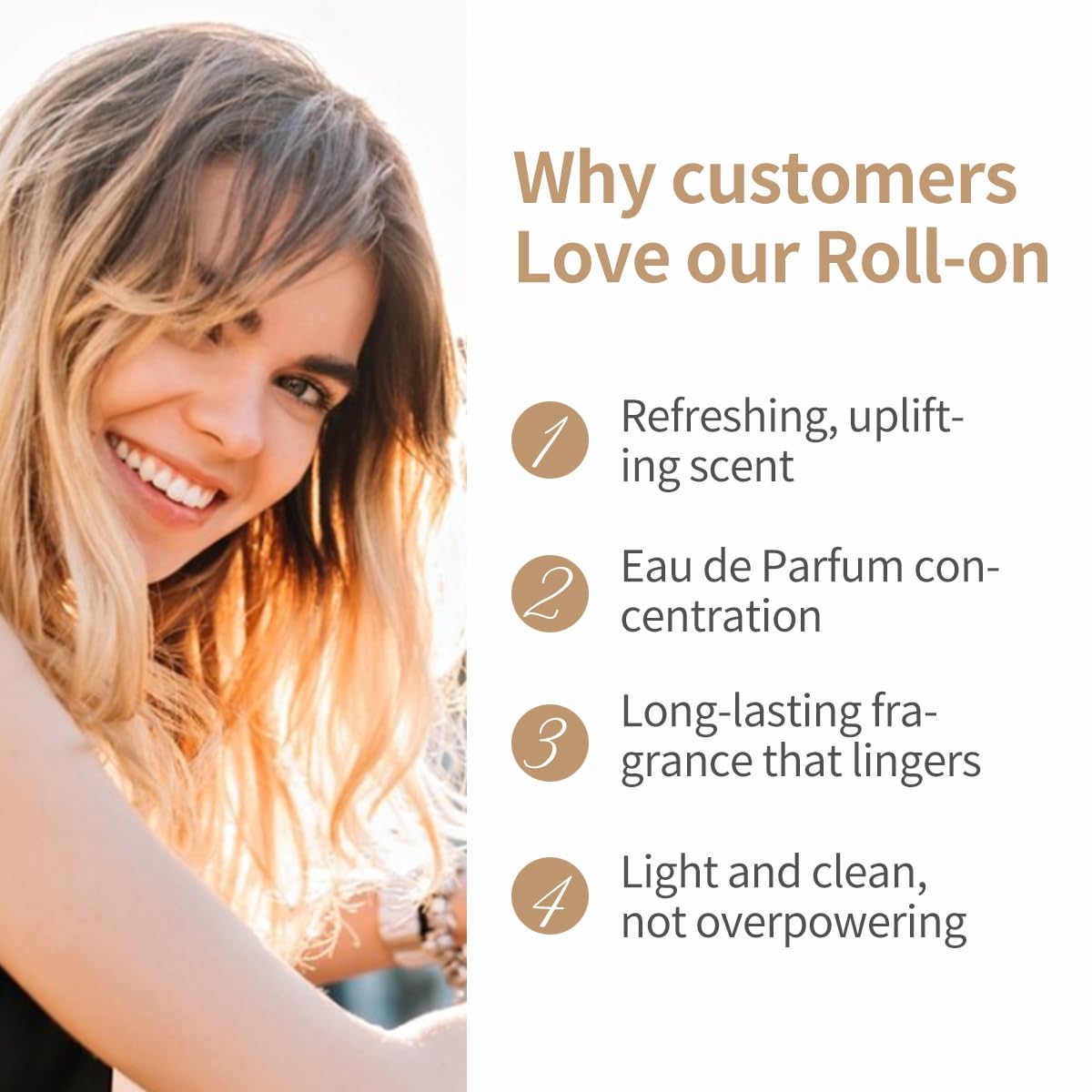 OINSOES Jasmine Musk Roll-On for a romantic evening with lasting aroma.