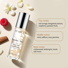 OINSOES Jasmine Musk Roll-On travels in compact form for on the go scent.