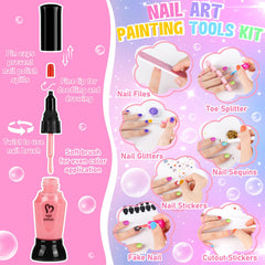 Oisacirg polish pens provide precise decorating for tiny nails.