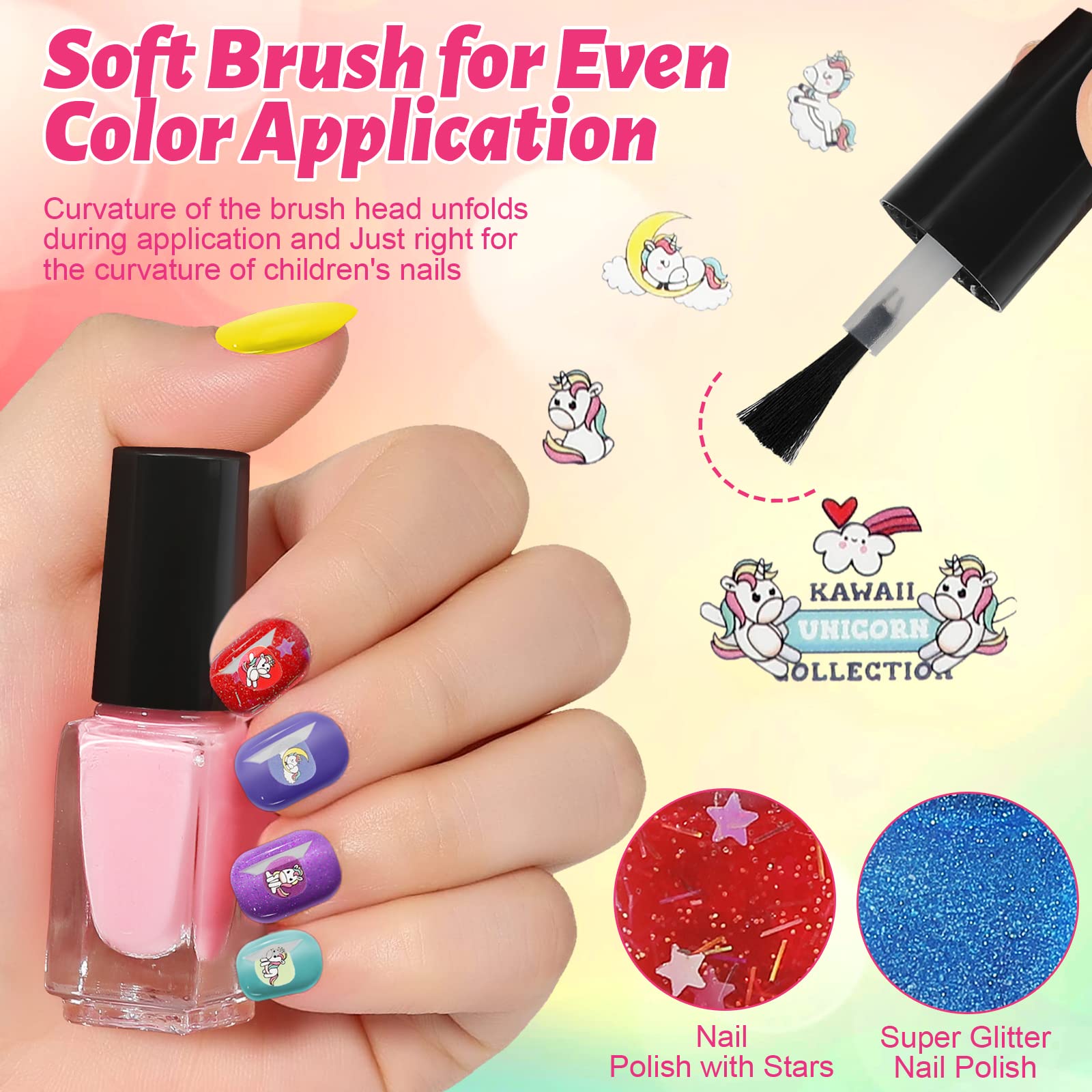 Oisacirg included stickers add customizable nail designs.