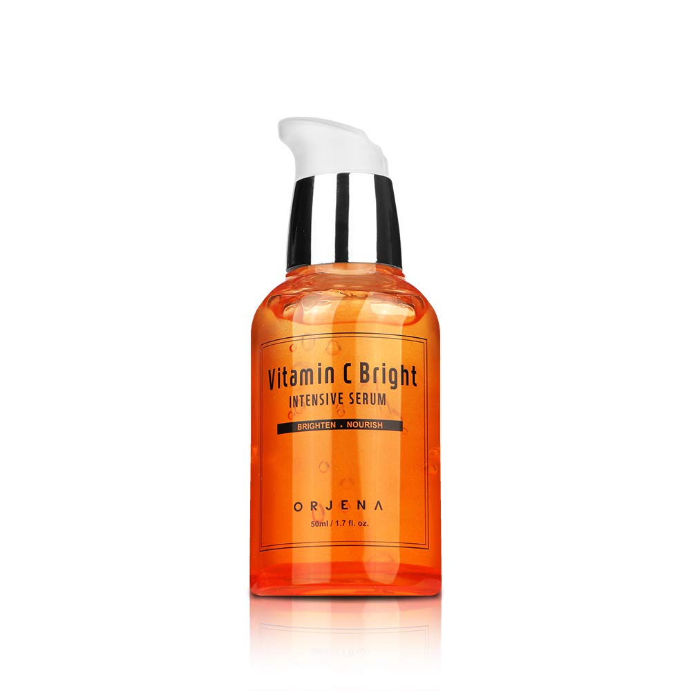 Orjena Vitamin C Serum bottle shows brightening potential for daily use