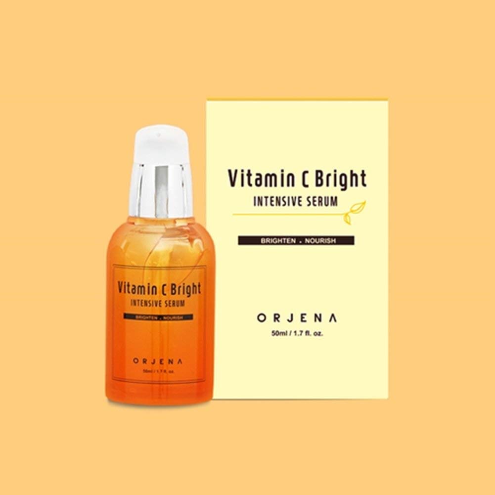 Orjena Vitamin C Serum front view highlights translucent gel consistency