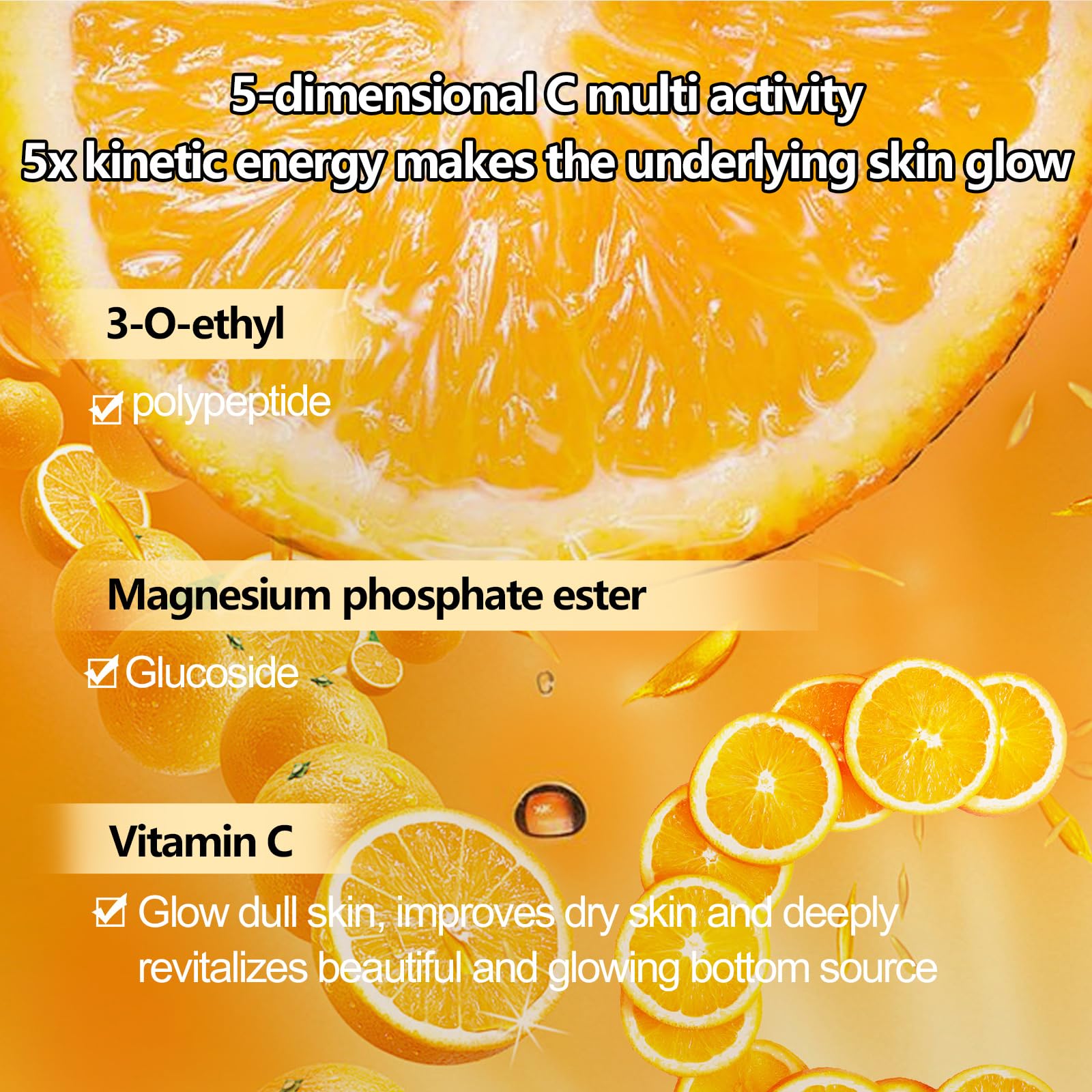 OKADY Vitamin C toner image highlights hydrating balance for a fresh complexion.