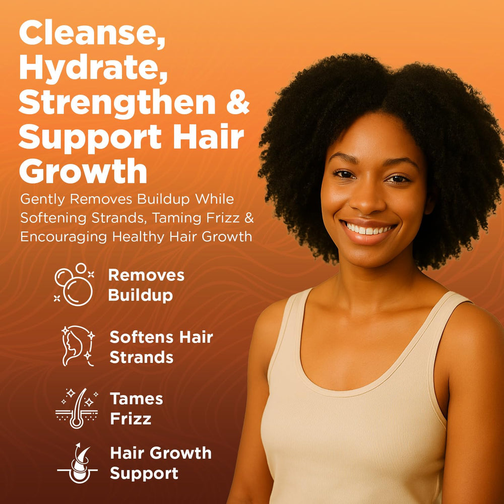 Okaga Batana Oil Shampoo foam close-up shows thick, hydrating lather for dry hair.