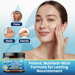 Okaga balm texture close-up showing fast absorption and non greasy finish