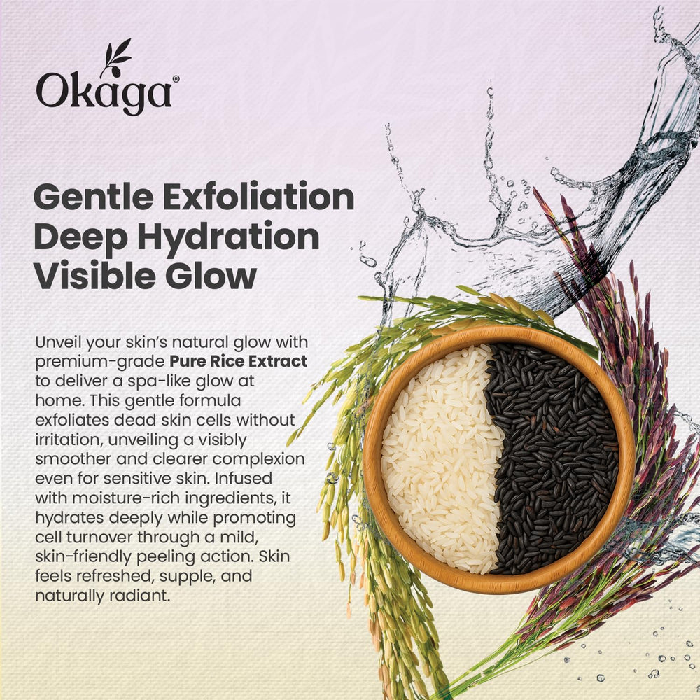 Okaga Hyaluronic acid hydration image for plump, moisturized skin.
