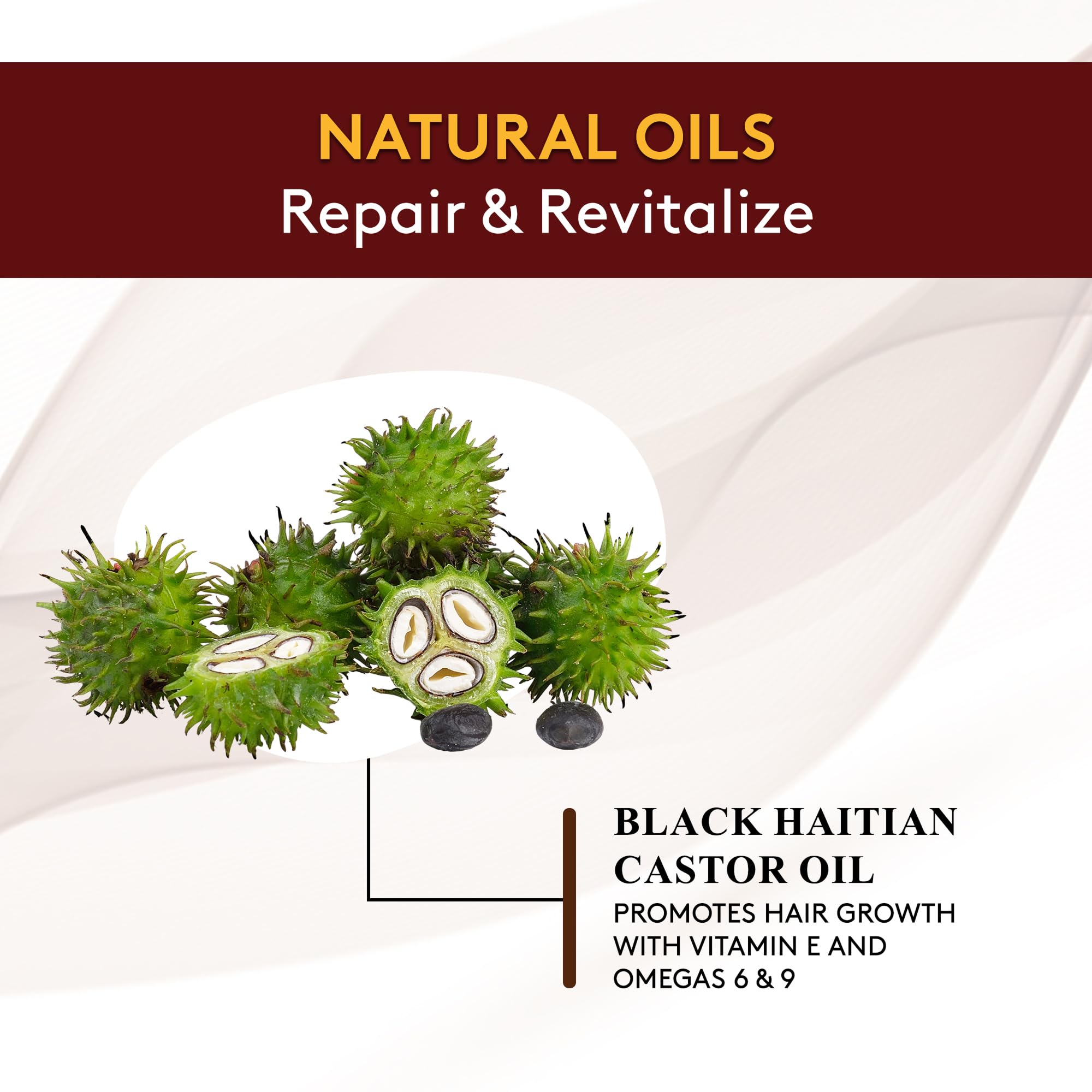 Okay Castor Oil on scalp for conditioning treatment