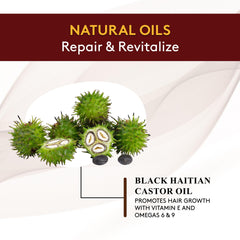 Okay Castor Oil on scalp for conditioning treatment