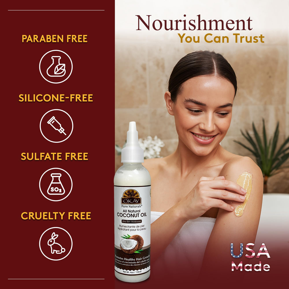 OKAY coconut oil makeup-remover offers gentle cleansing and simple removal
