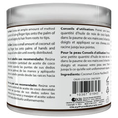 OKAY coconut oil on skin and body moisturizer for soft, radiant skin.