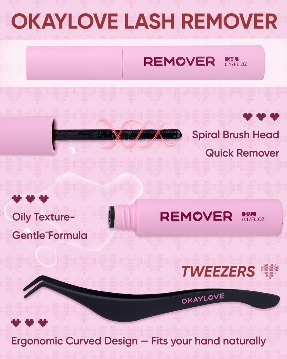 OKAYLOVE CC curl provides a natural lift suited to many eye shapes.