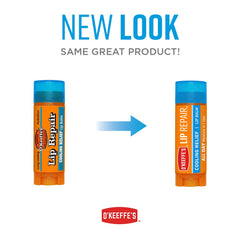 O'Keeffe's Cooling Relief Lip Repair creates a protective barrier on dry lips.