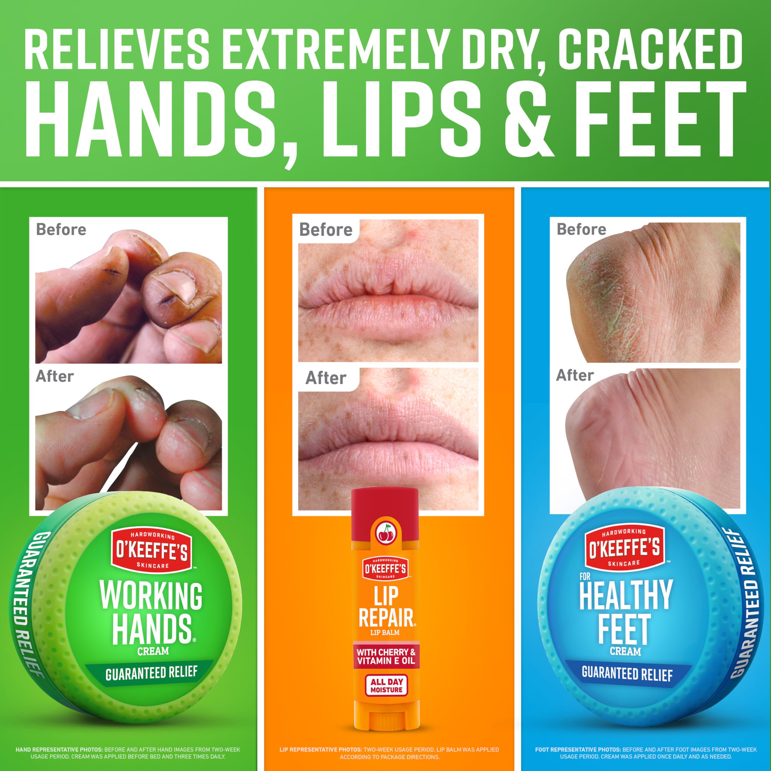 O'Keeffe's Healthy Feet jar; concentrated foot cream for dry cracked feet.