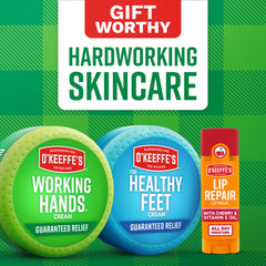 O'Keeffe's Working Hands jar; concentrated hand cream for extremely dry skin relief.