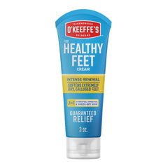 O'Keeffe's Healthy Feet intense renewal cream tube ready for precise application