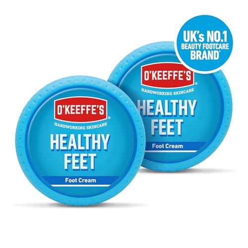 Two jars side by side, convenient daily foot moisturizer for extremely dry skin.