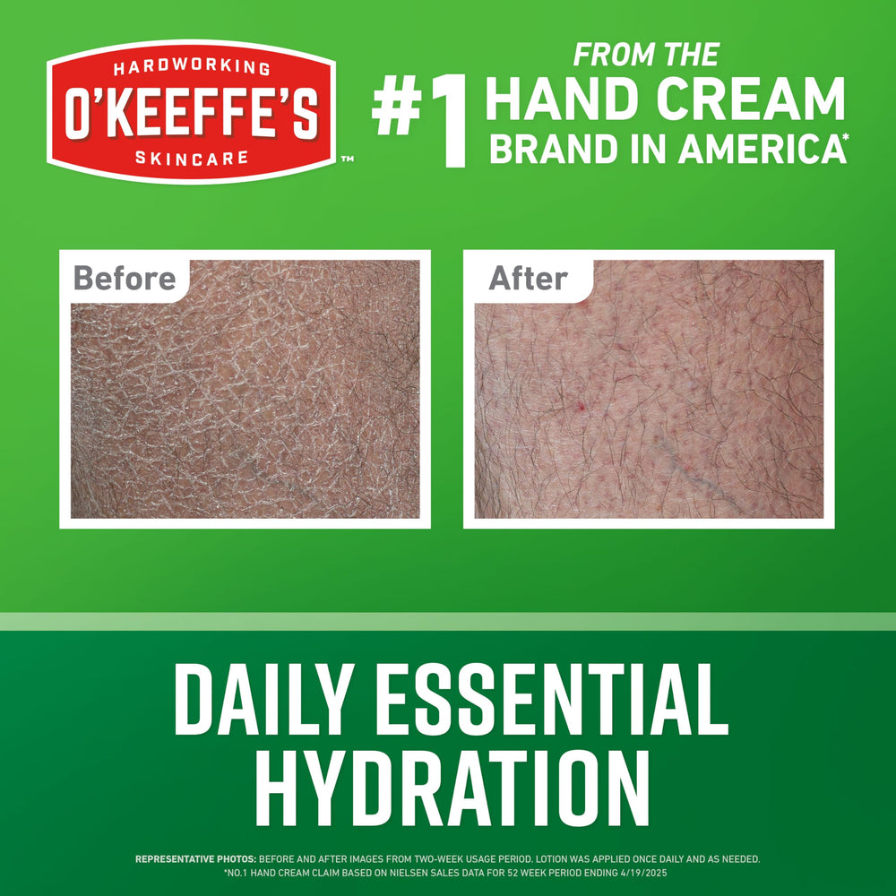 Close-up of lotion being dispensed from the pump for quick, non-greasy moisturization.