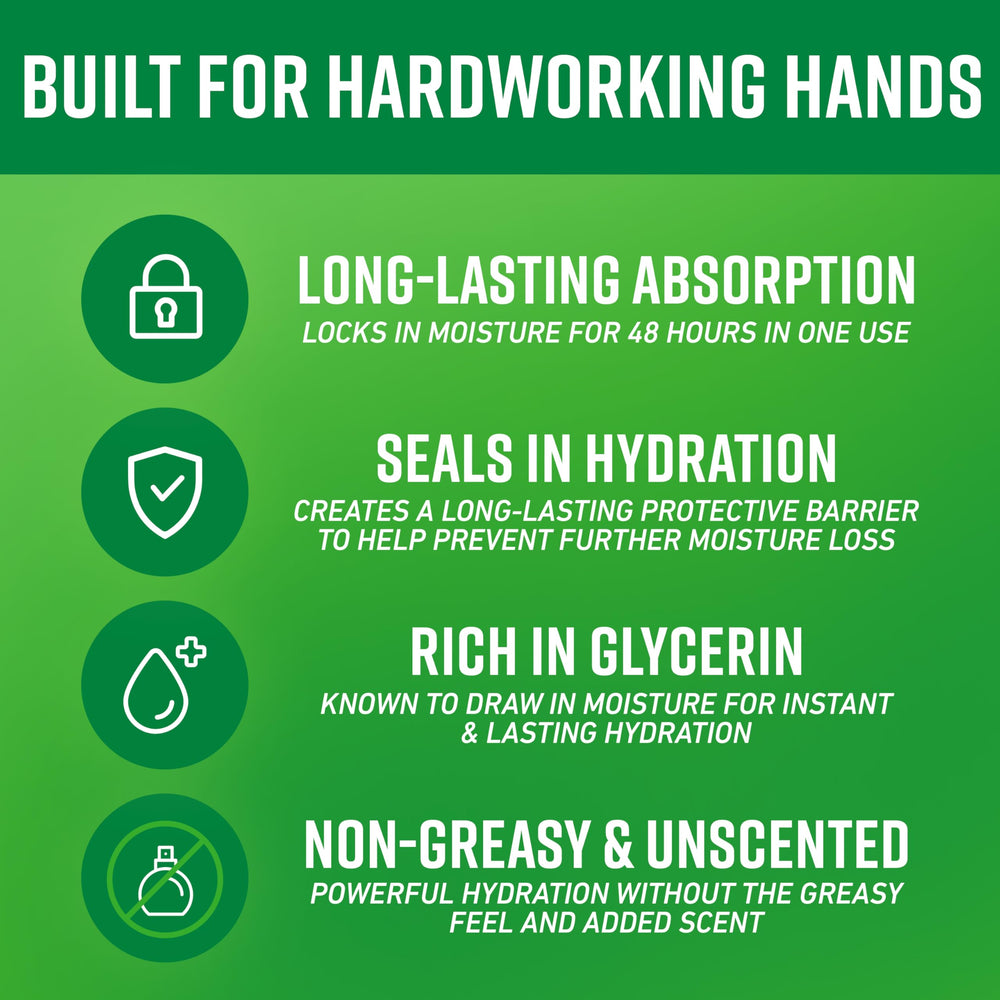 Tube packaging of O'Keeffe's Working Hands highlighting unscented formula.