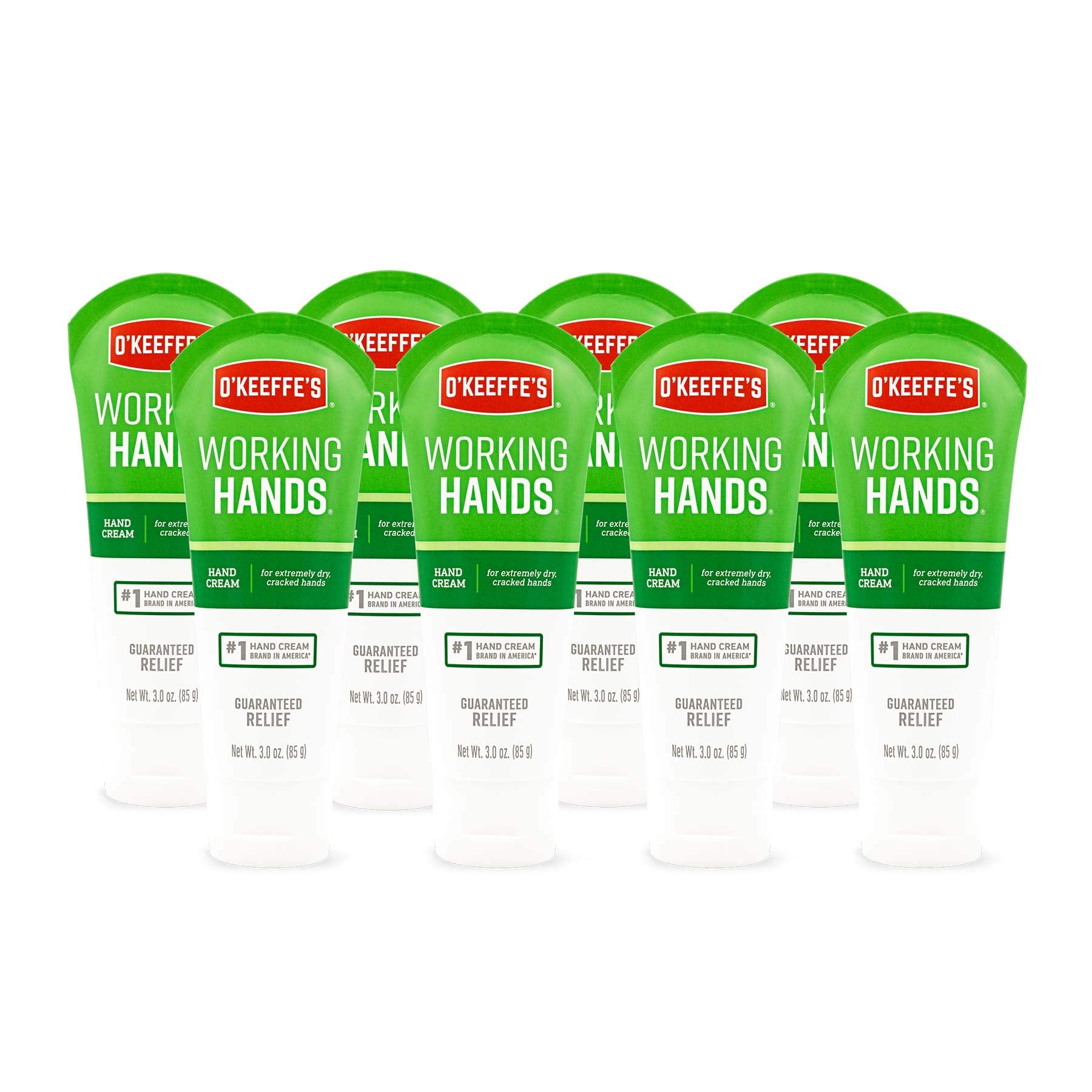 O'Keeffe's Working Hands tube front view for daily moisture support