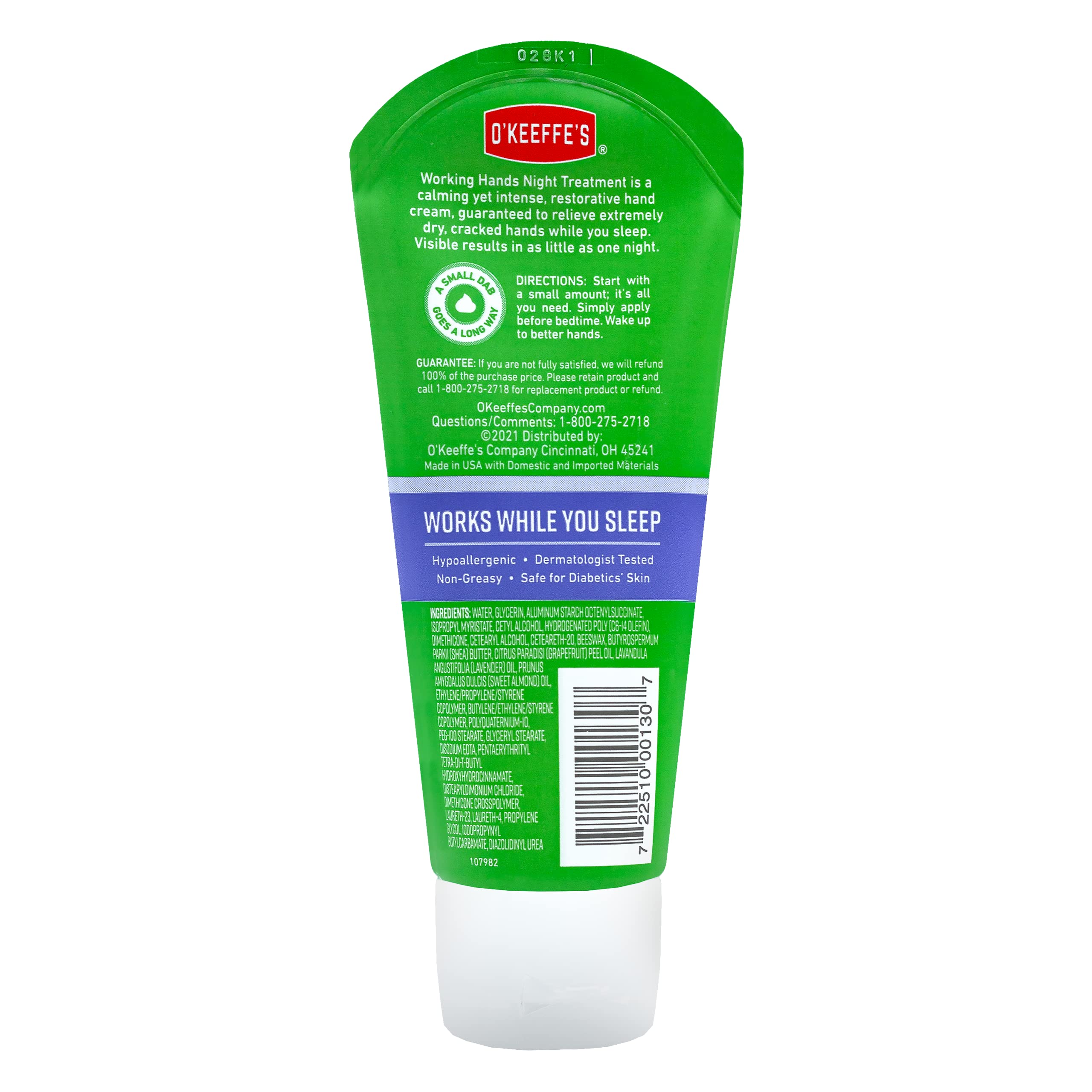 Pack of five tubes offers value and continual relief from O'Keeffe's