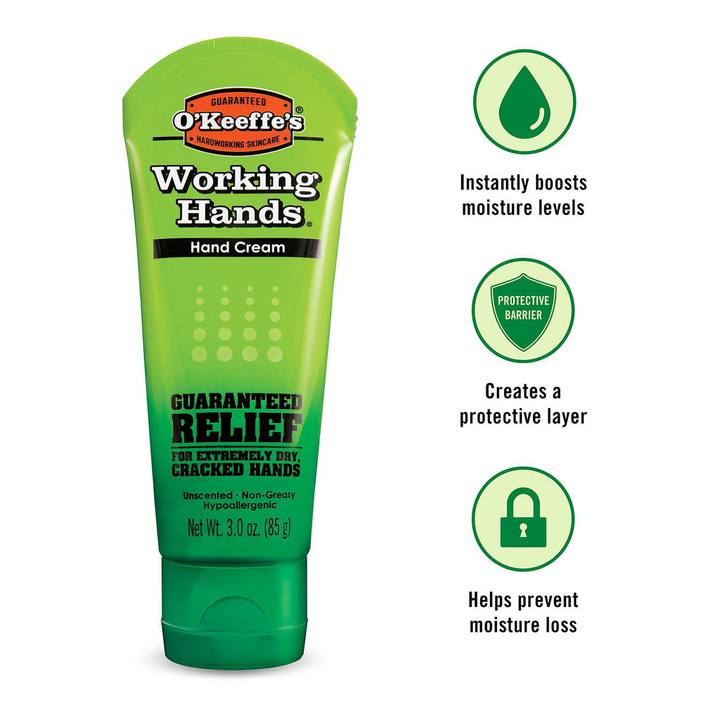 O'Keeffe's Working Hands non-greasy finish for everyday use